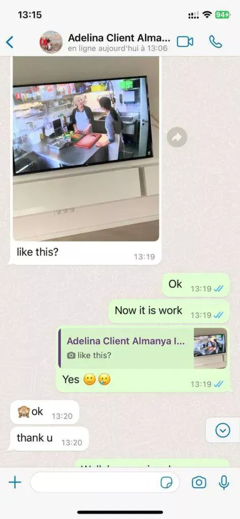WhatsApp Customer Review